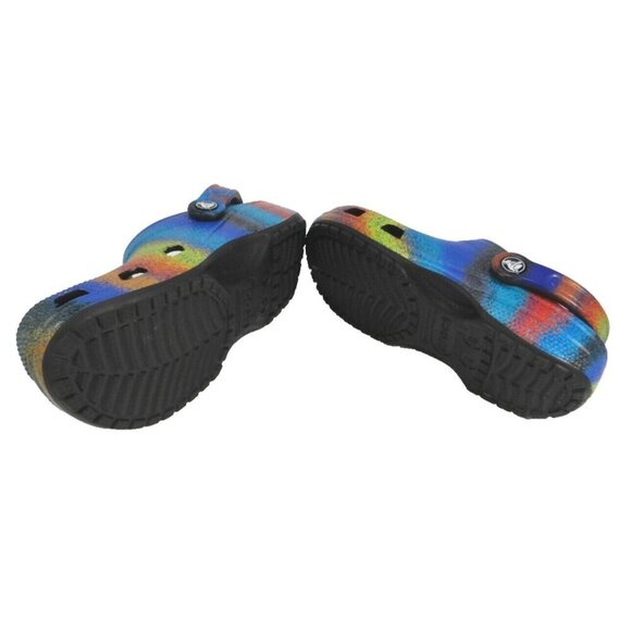 CROCS multi color clogs sandals water shoes unisex Men's size 4, Women's size 6 - Picture 6 of 7